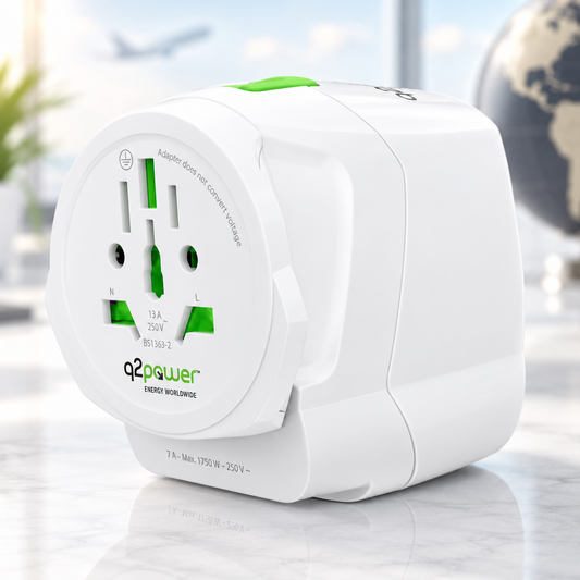 Kopp Heinrich Kopp Reiseadapter Light USB AC World 2-teilig weiß Stecker & Kupplungen – Produktbild