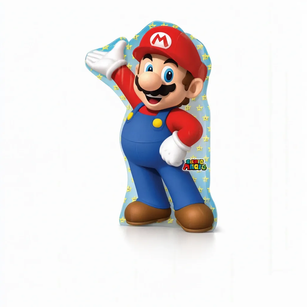 Folienballon Mario 55 x 83 cm  Ballons – Produktabbildung