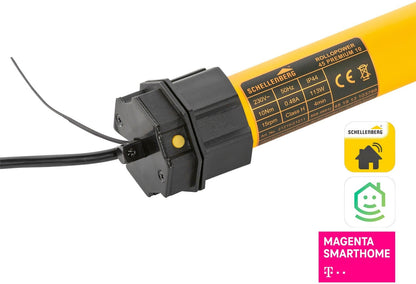 Schellenberg Funk-Rohrmotor MAXI Premium, Rolladenmotor für 60 mm Welle
