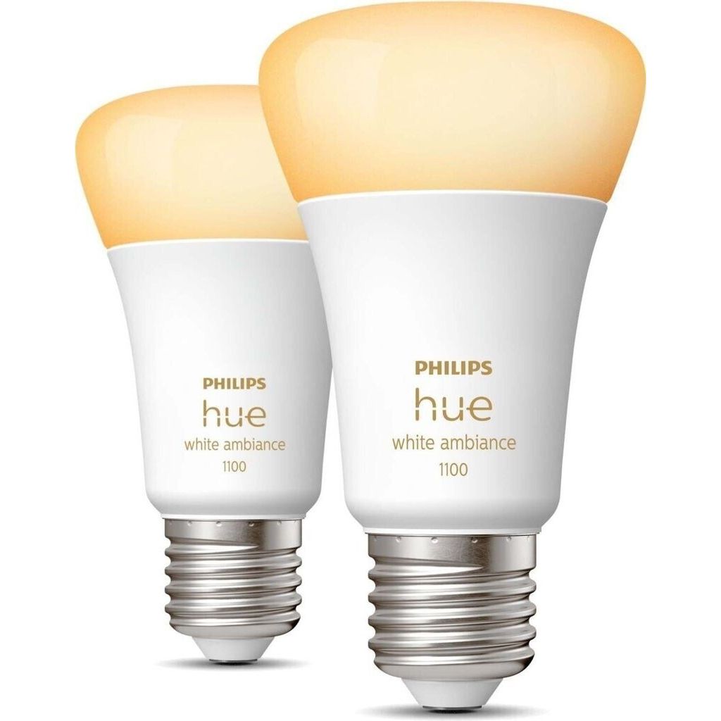 Philips Hue White Ambiance E27 8W 1100lm 2er Set 929002468404