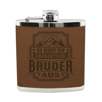 Flachmann Flasche f.Outdoor u.Camping - Männergeschenke Taschenflasche
