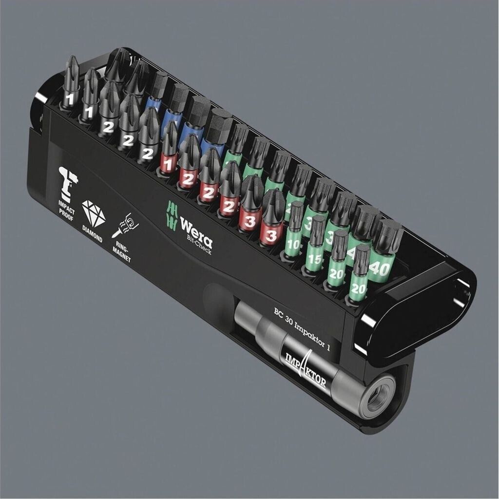 Wera Impaktor Bit-Check Universal 30-tlg 057690 Bits Set Schrauber