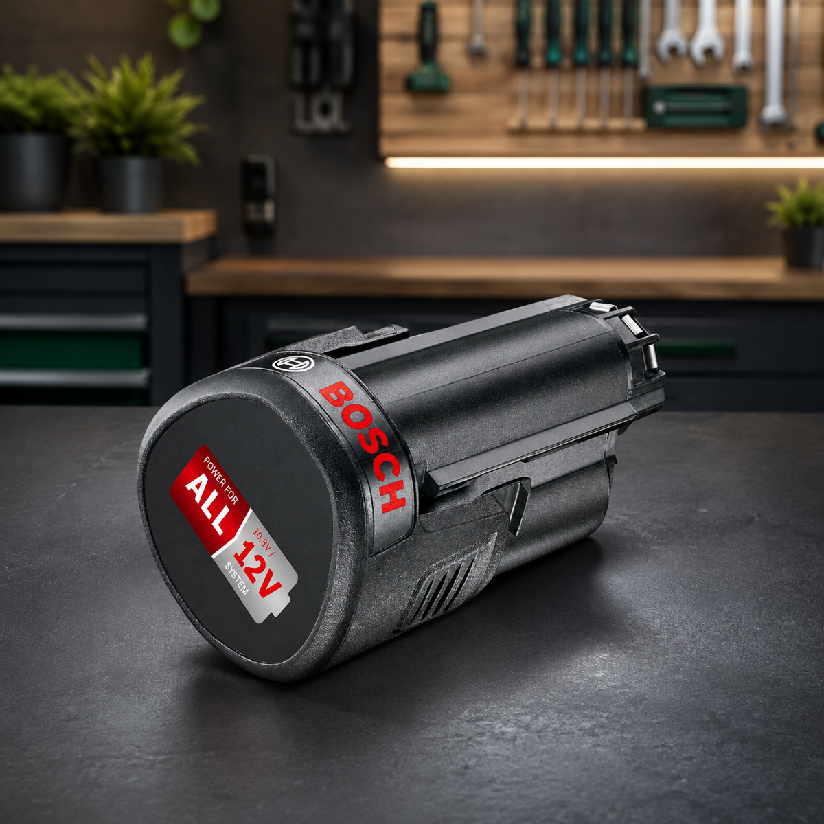 Bosch Wechsel-Akku PBA 12 Volt (Lithium-Ionen, 2,5 Ah), 1 Stück, 1600A00H3D
