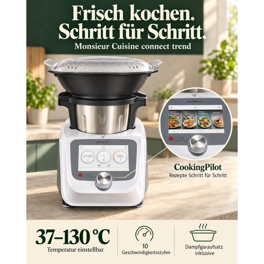 Silvercrest Monsieur Cuisine connect trend SKMC 1200 F6 – Produktabbildung