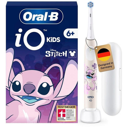 Oral-B iO Kids 6+ mit Reiseetui Stitch Angel Elektrische Zahnbürste