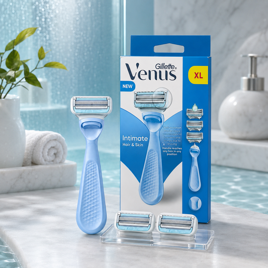 Gillette Venus für den Intimbereich Systemklingen 3er + Handstück *NEU*