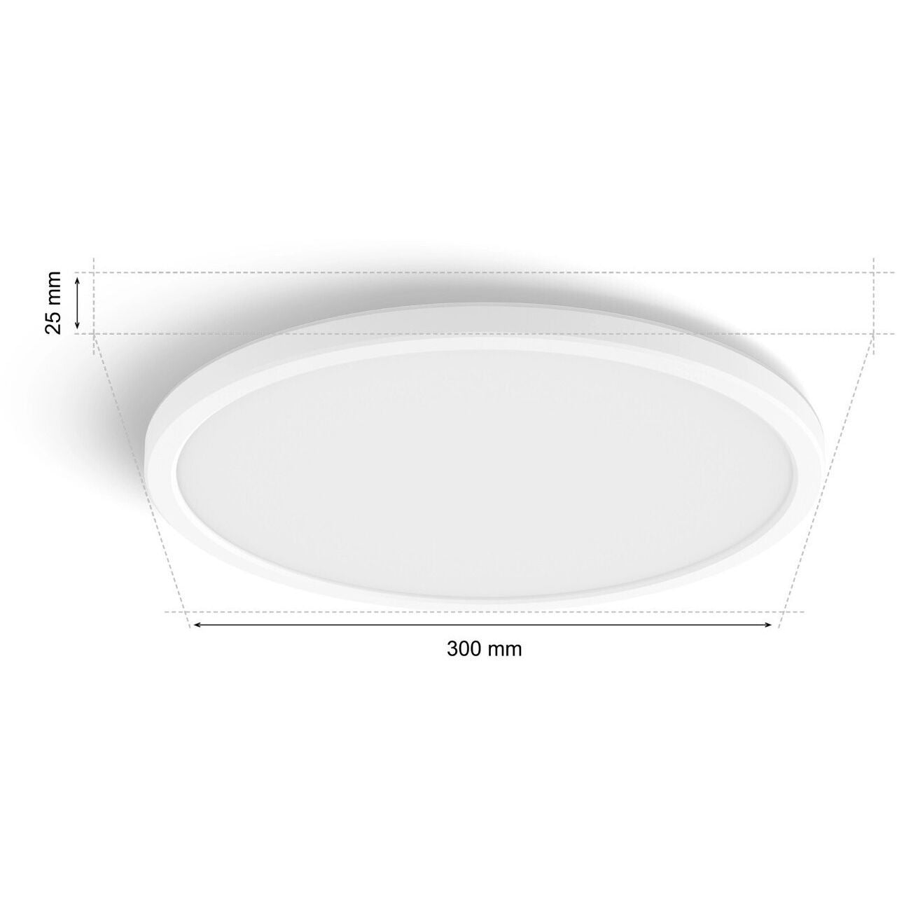 LED Deckenleuchte 16,6W 1160 lm 2200- 6500 K Ø 29 cm Tentoweiß