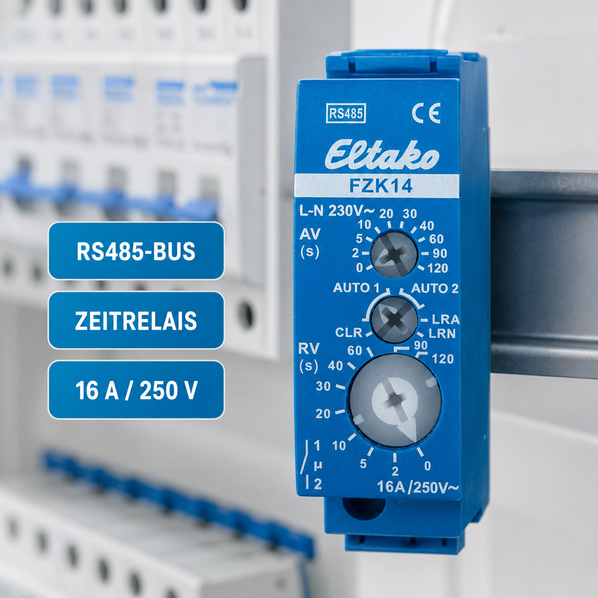 Eltako FZK14 RS485 Bus Schaltaktor Zeitrelais 4010312313817