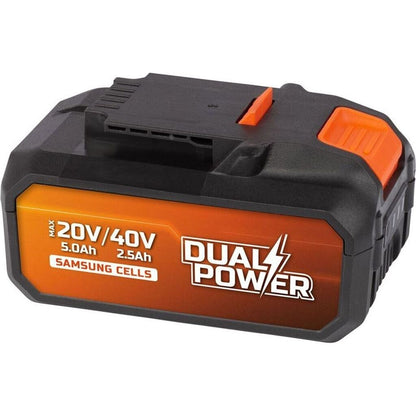 ower Plus Dual Power Akku POWDP9037-2x20V, 5.0Ah, 2.5Ah für 20V & 40V Werkzeuge