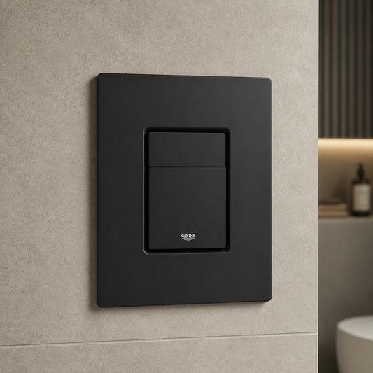 Grohe Even Abdeckplatte, Betätigungsplatte - Mattschwarz - 389662430