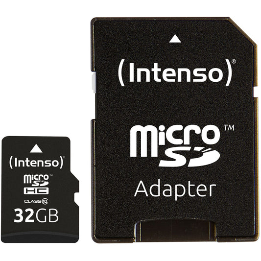 Intenso microSDHC Speicherkarte 32 GB Class 10 inkl. SD-Adapter (UHS-I) – NEU
